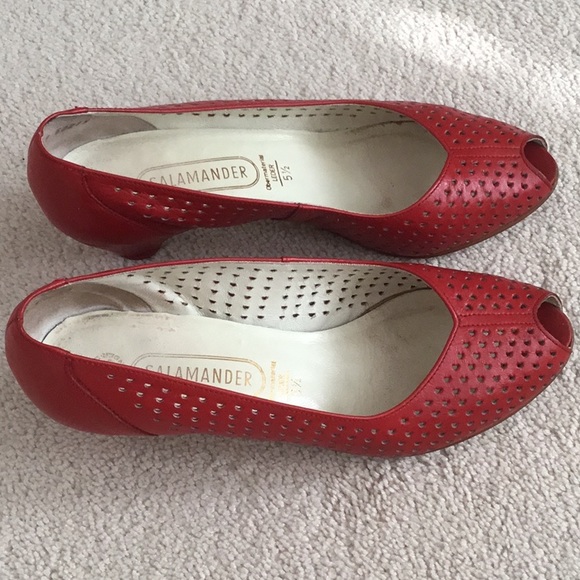 Salamander peep toe pumps - Picture 4 of 8